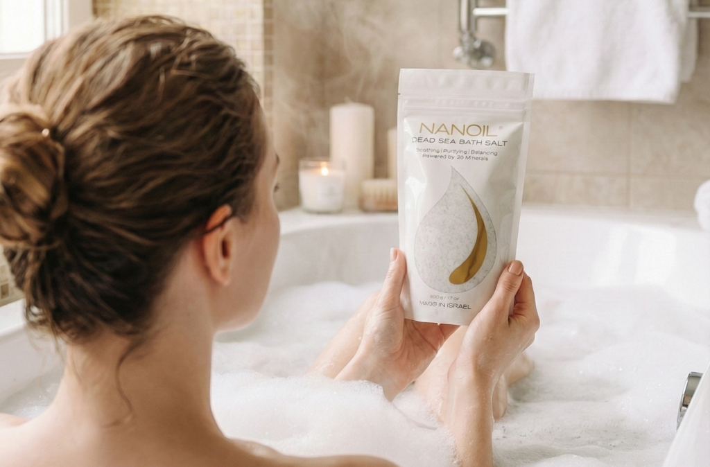Sal de banho do Mar Morto nanoil